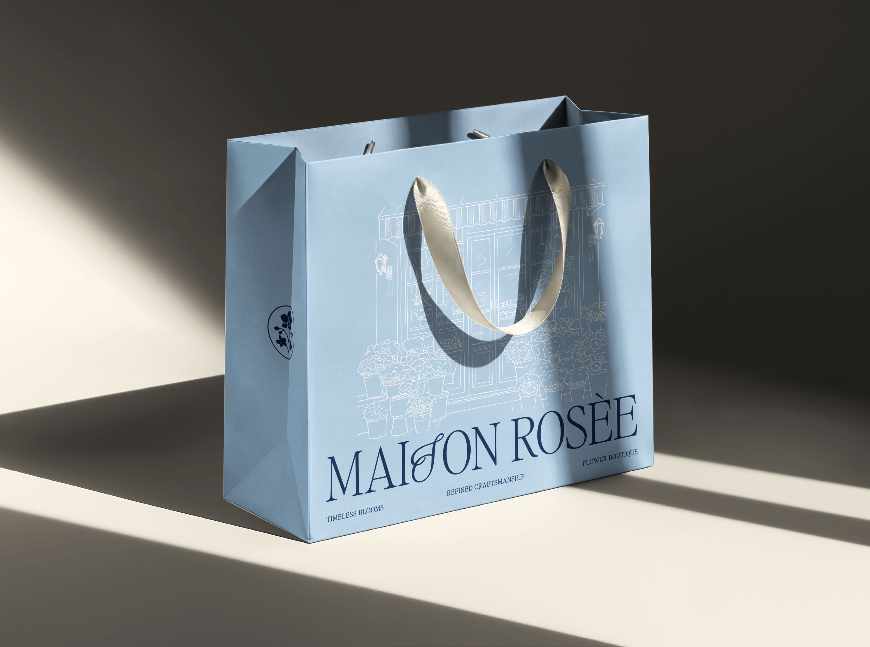 Maison Rosée signature Coastal Sky packaging